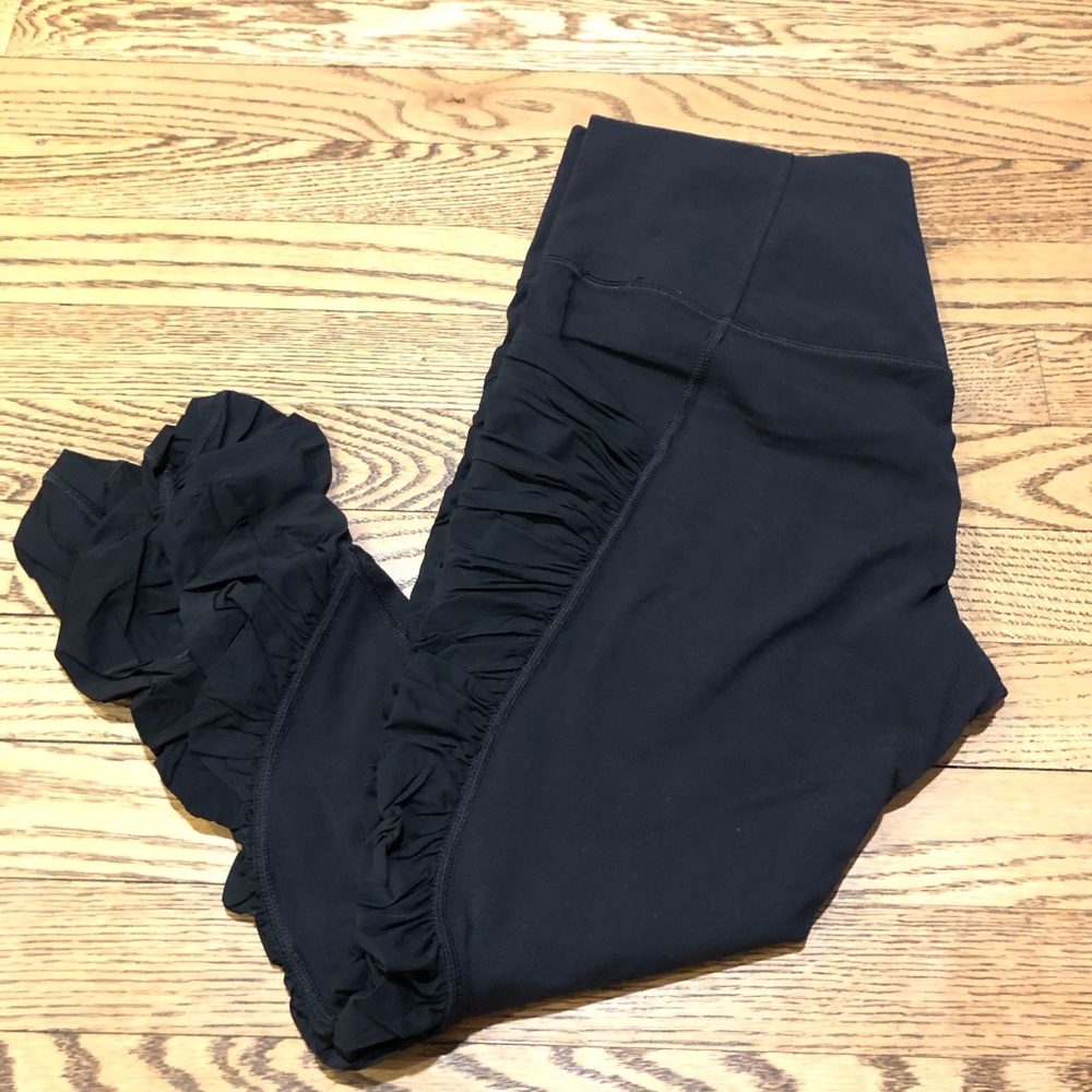 Athleta Mesh Me Up 7/8 Tight Leggings Black